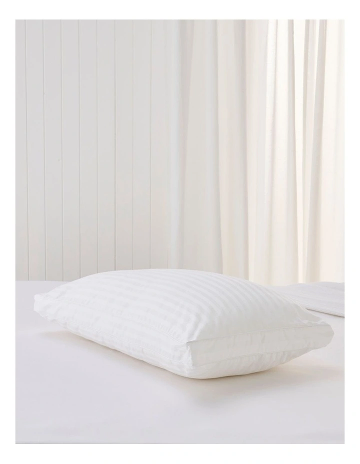 Microblend Tummy Sleeper Pillow in White
