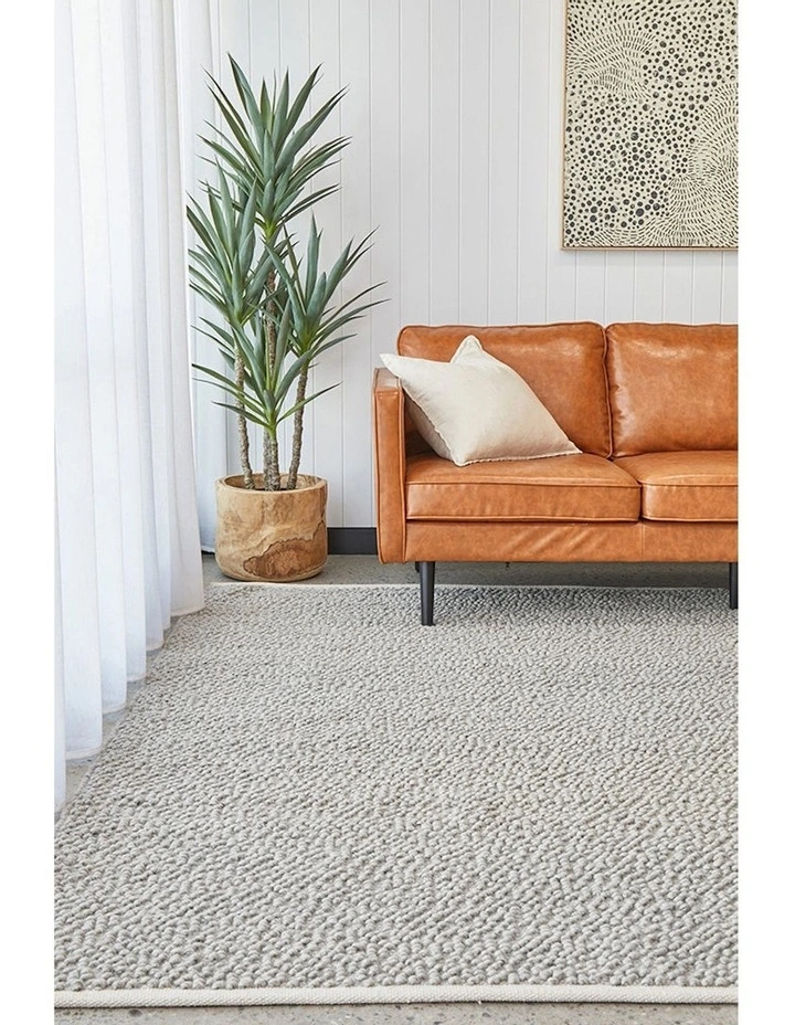 Boucle Rug in Grey