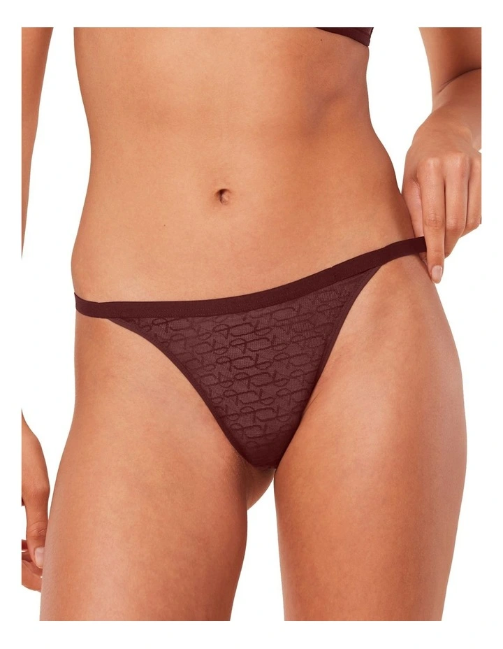 Signature Sheer String in Decadent Chocolate