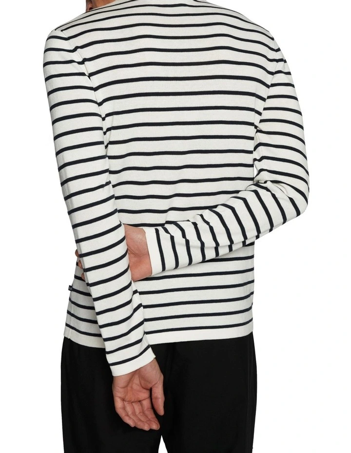 Lennon Long Sleeve Top in Blue