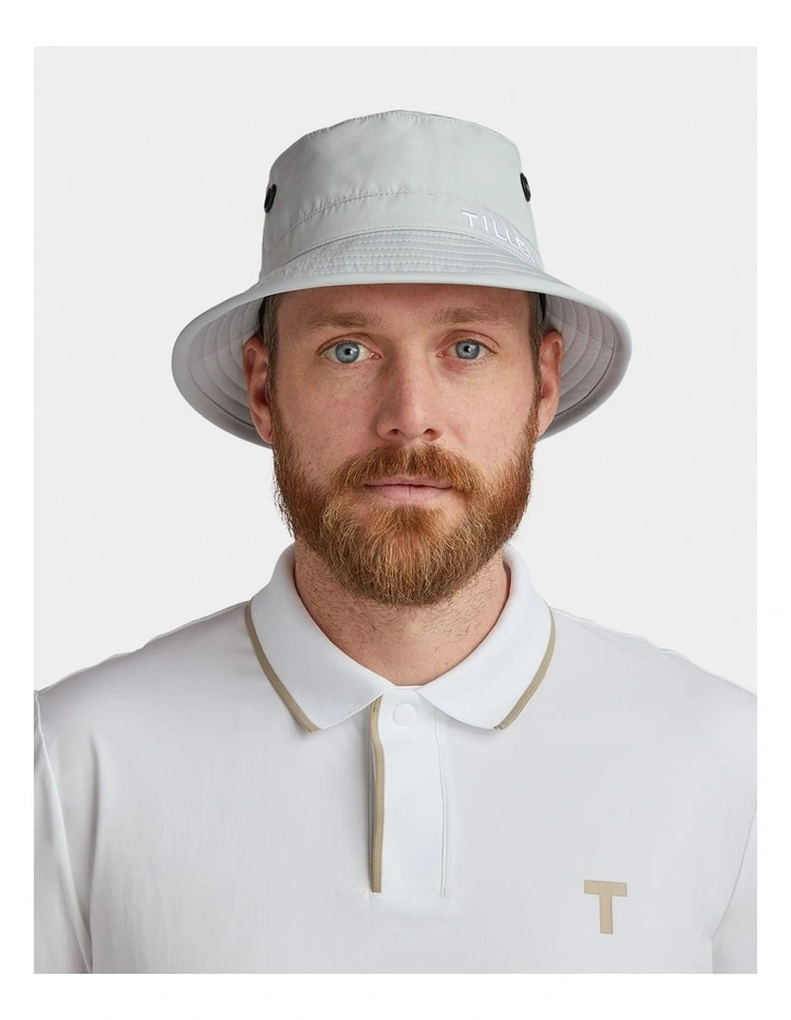 Golf Bucket Hat in Light Grey
