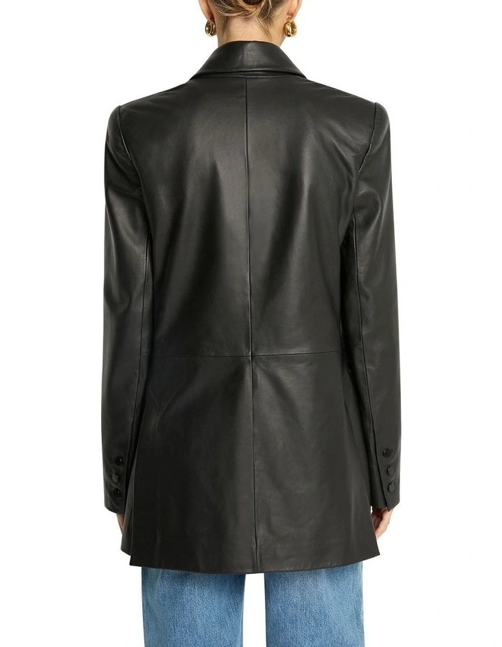 Across The Street Blazer in Black