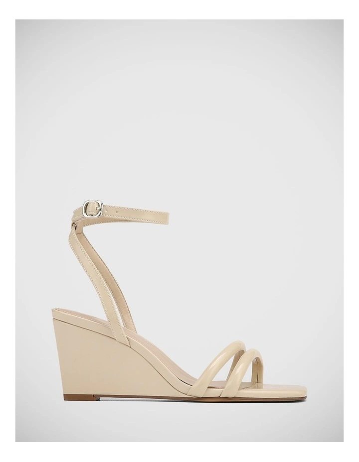 Menzel Patent Sandal in Porcelain
