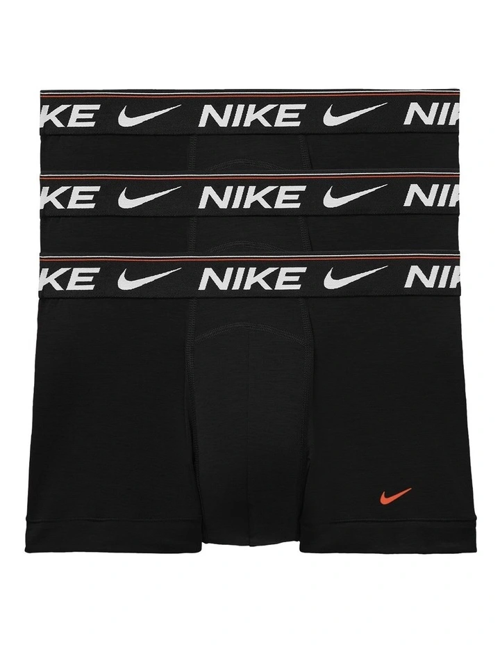 Micro Trek Trunks 3 Pack in Black