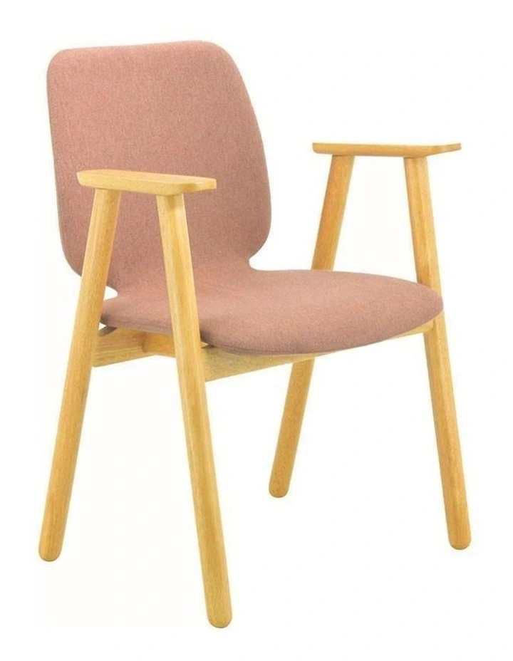 Missie Arm Chair Oak Burnt Umber