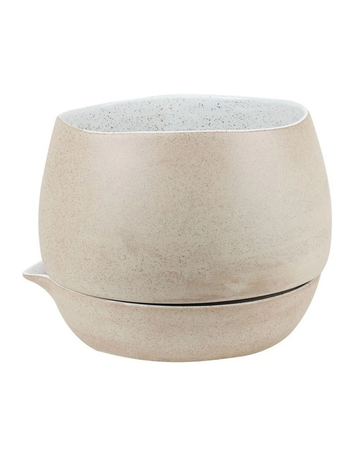 Garden To Table Self Watering Planter in White Speckle