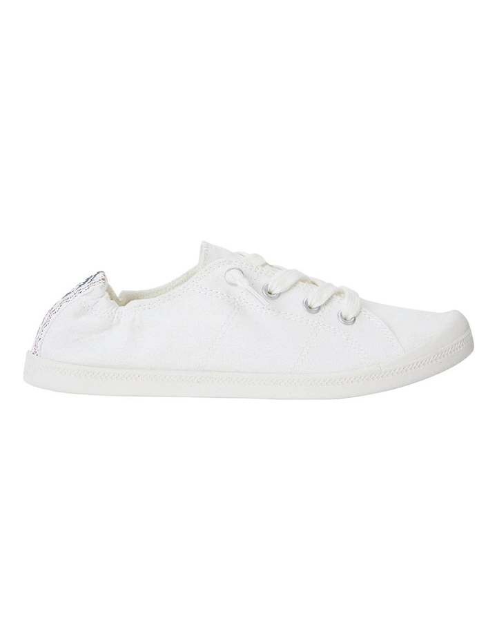 Link White Fabric Sneakers