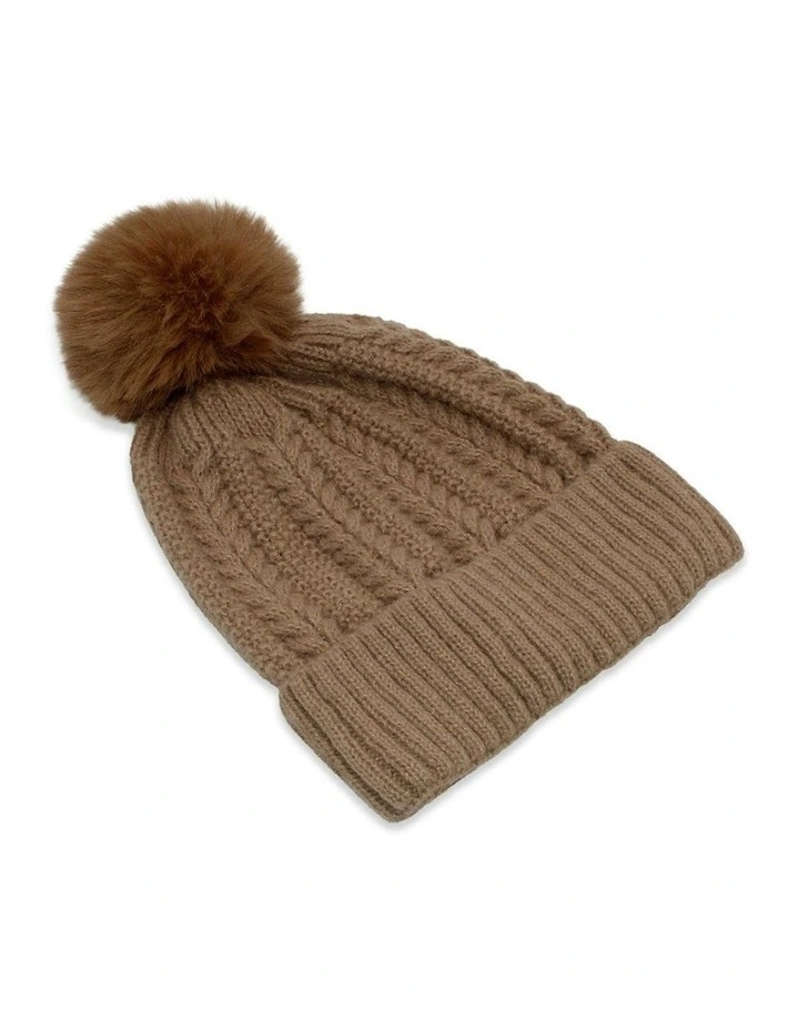 Mandy Beanie in Beige