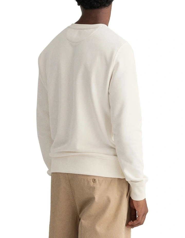 Original Crew Neck Sweat Top in Cream