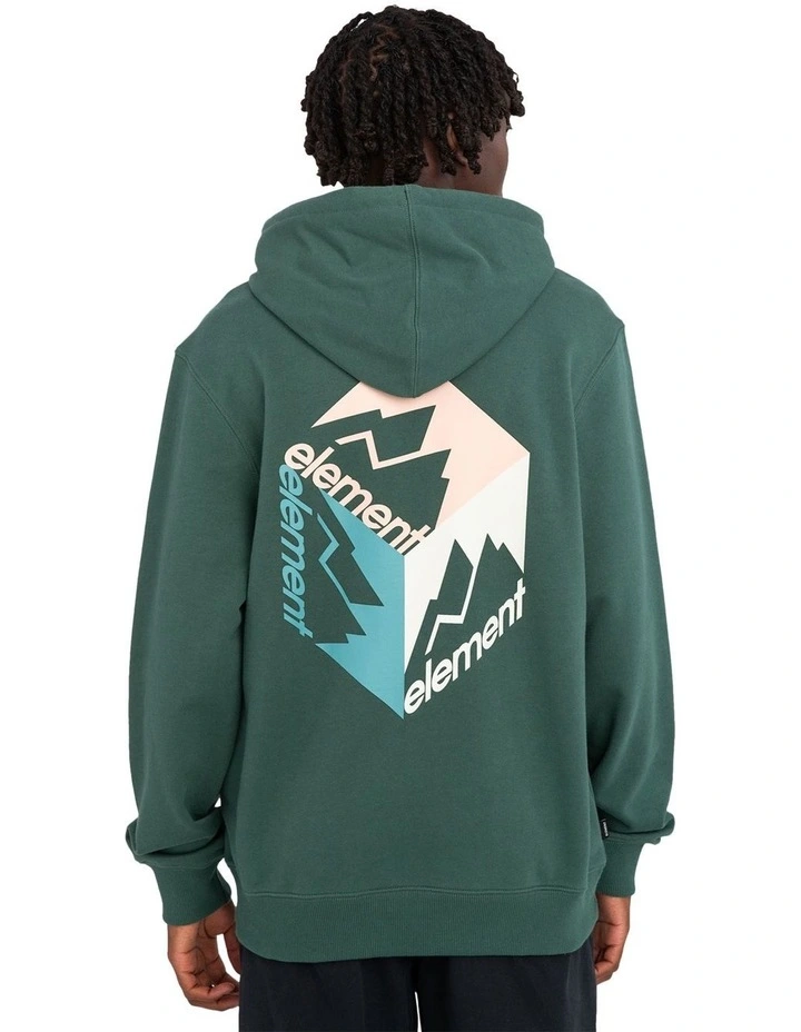 Joint Cube Pullover Hoodie in Green