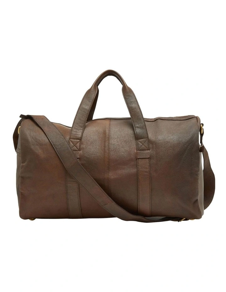 Gionne Leather Weekender in Dark Chocolate
