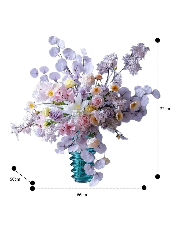 Exclusive Design Romantic September Flower Arrangement in Blue/Violet