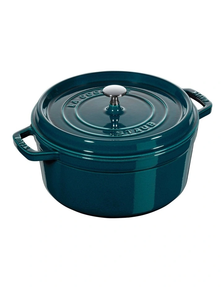 Round Cocotte 28cm/6.7L in Sea Blue/Green