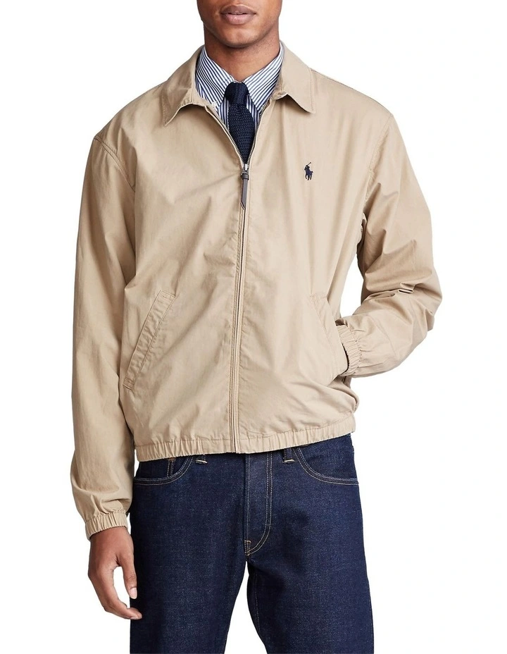 Bayport Poplin Jacket in Beige