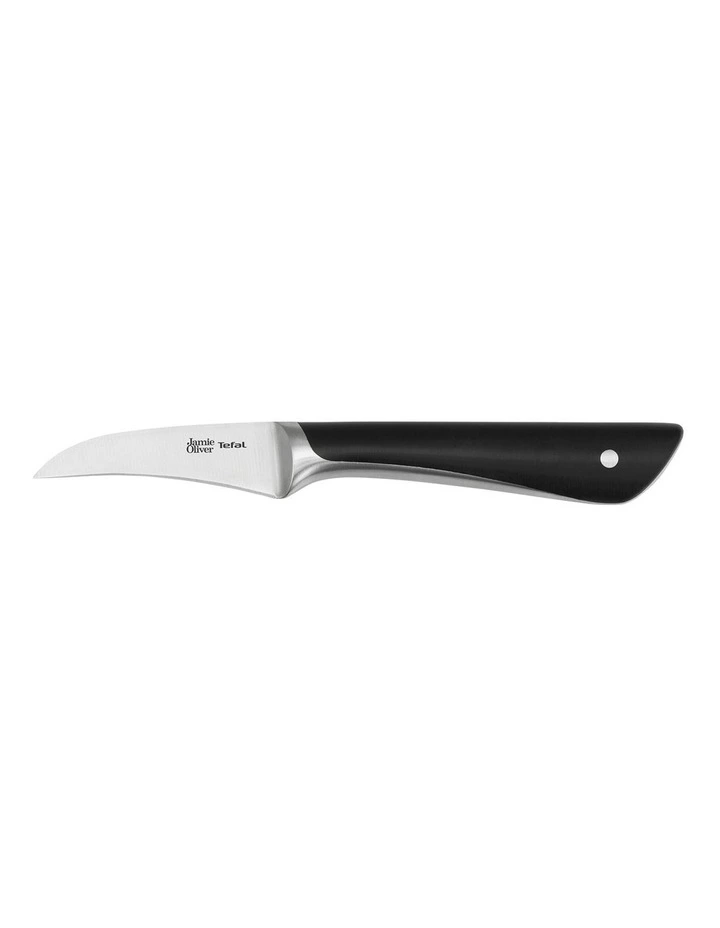 Curved Paring Knife 7cm in Black/Stainless Steel