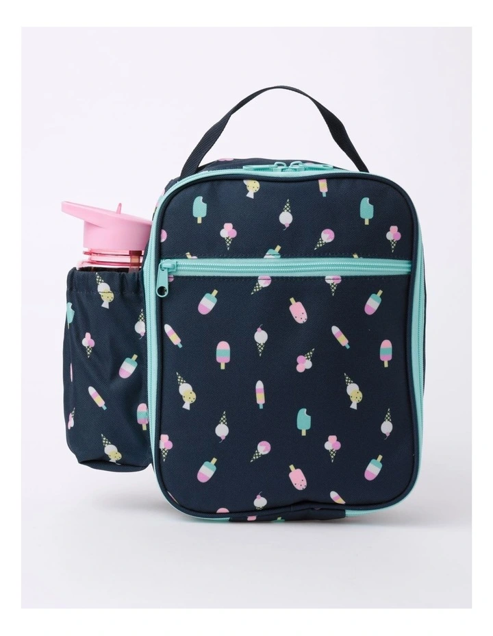 Lunch Box and Bottle Set in Navy