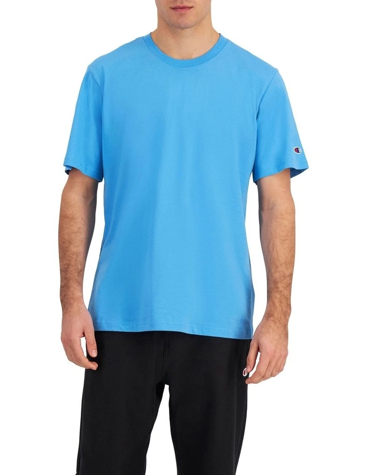 Jersey Lightweight Staple Tee in Blue
