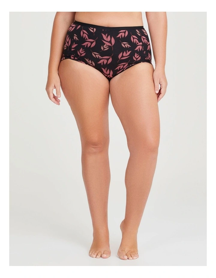 Eco Cotton Leaf Briefs Leaf 2Pk Print