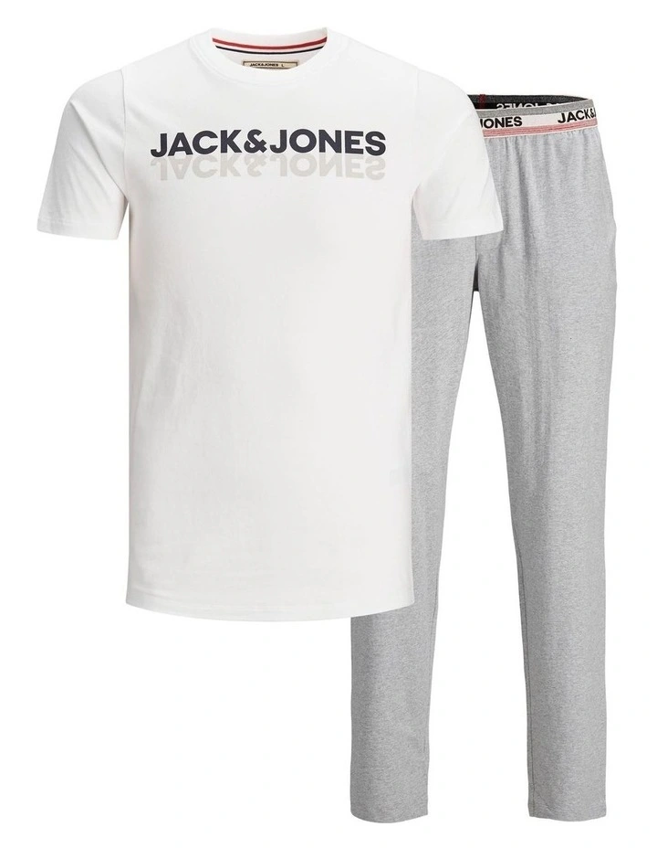 Jones Tee & Pant Lounge Set in Grey