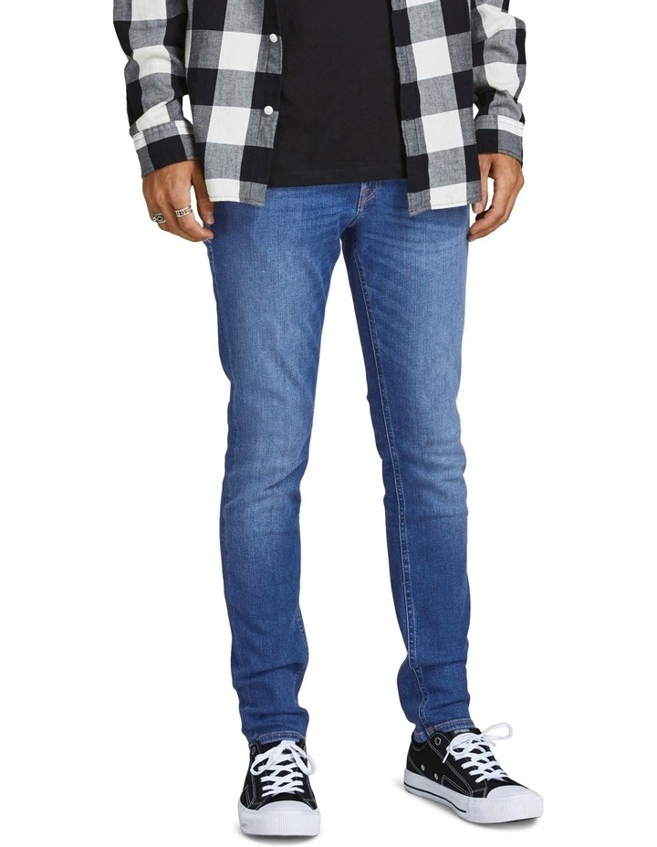Liam Original Skinny Denim Jeans in Blue Denim