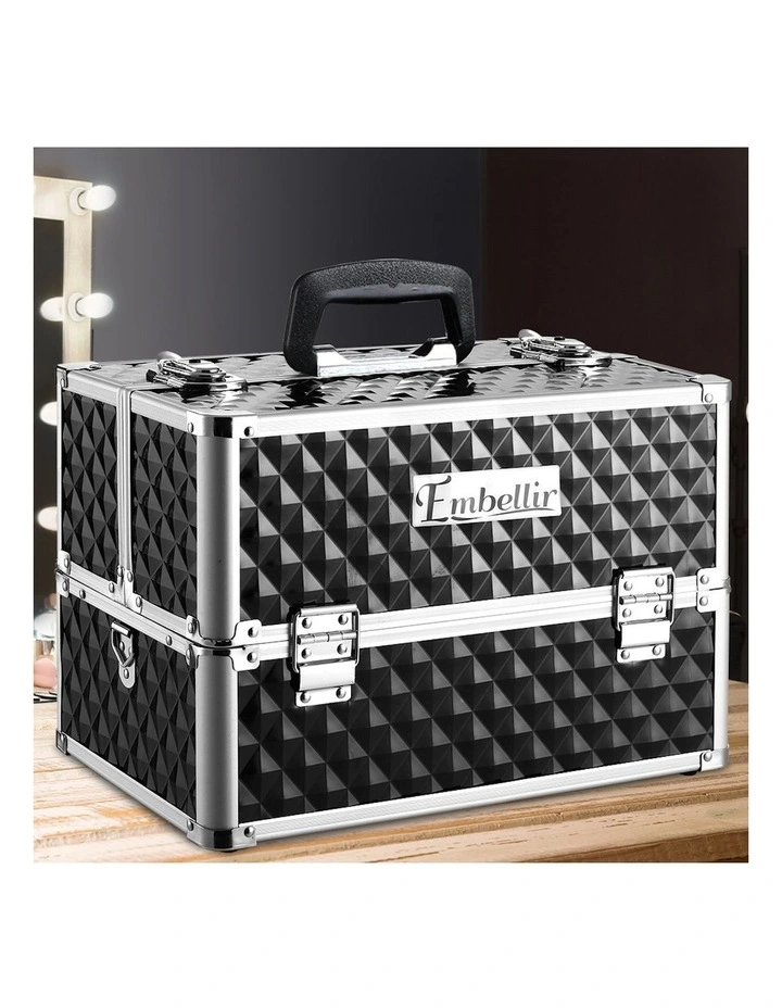 Beauty Makeup Case Large in Black