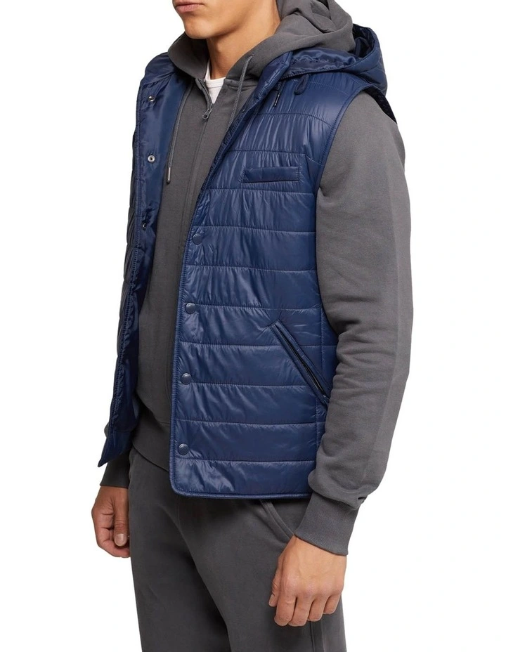 Bruno Eco Filling Puffa Vest in Blue