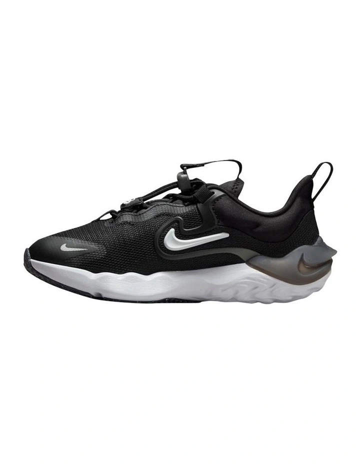 Run Flow Pre-School Sport in Black/White