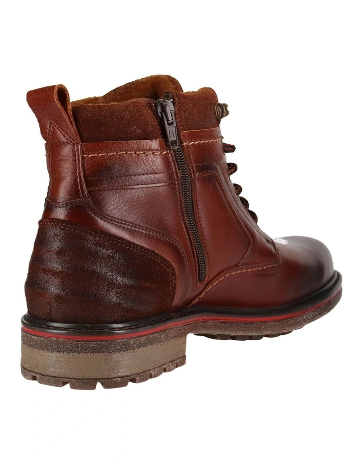 Redback Camel Lace Up Boot