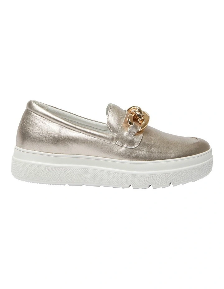 Bates Sneakers in Soft Gold Metallic