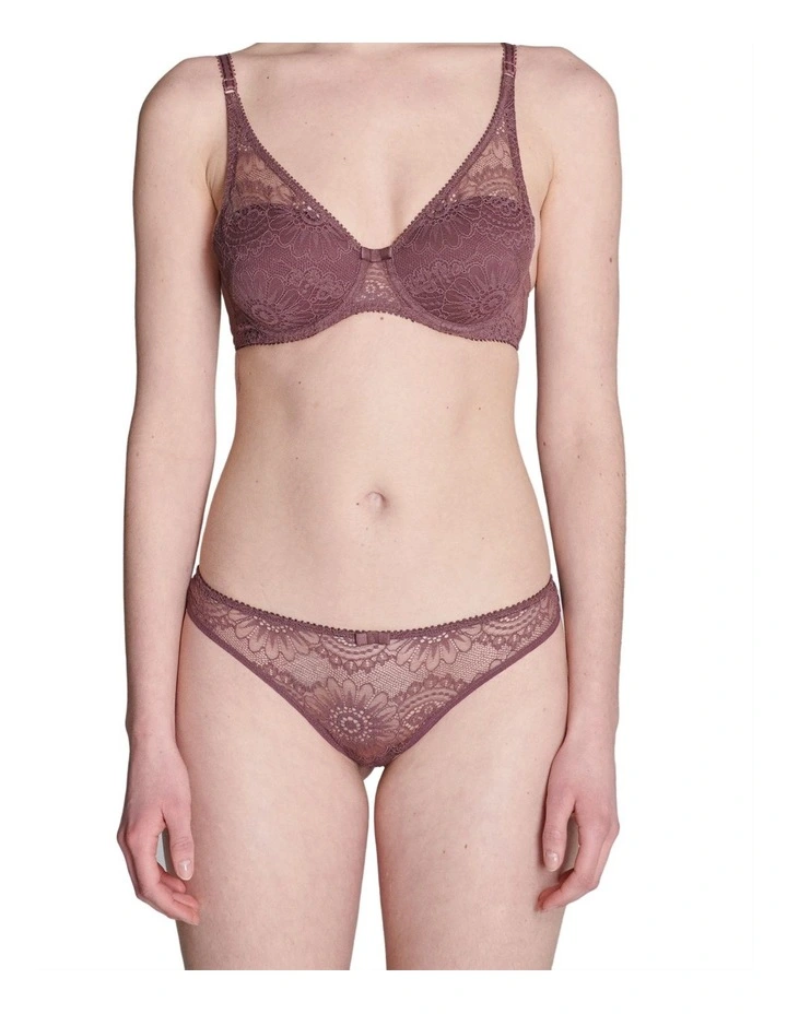 Embleme Tanga Brief in Brown