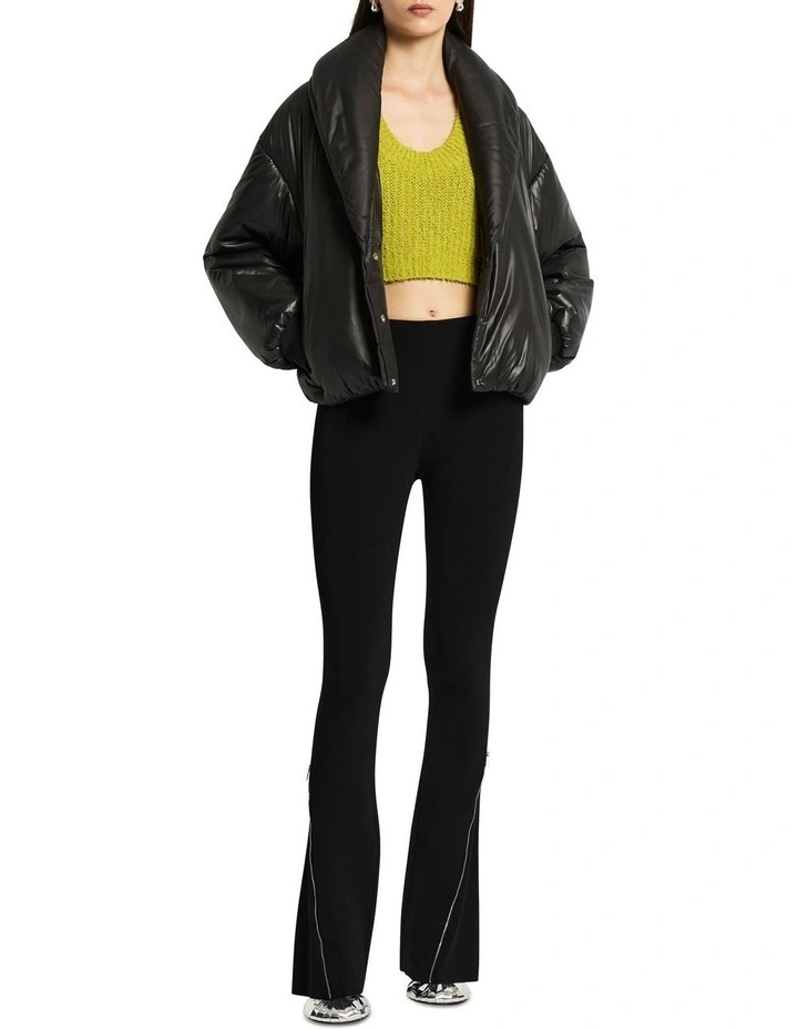 Small Talk Bomber jacket in Black