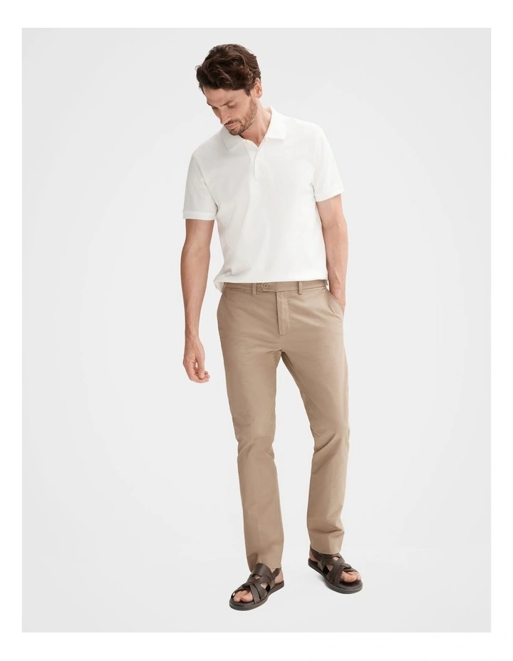 Classic Pique Polo in White