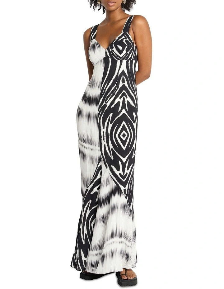 Tomorrow's Euphoria Dress in Print Black