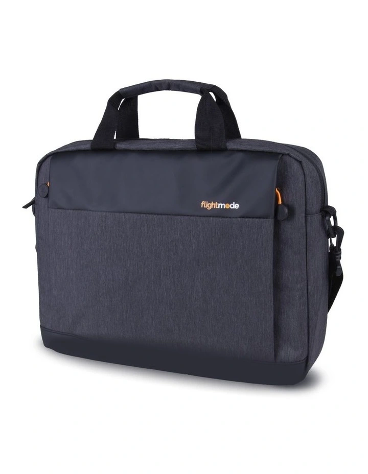 Flightmode Laptop Messenger Bag In Charcoal