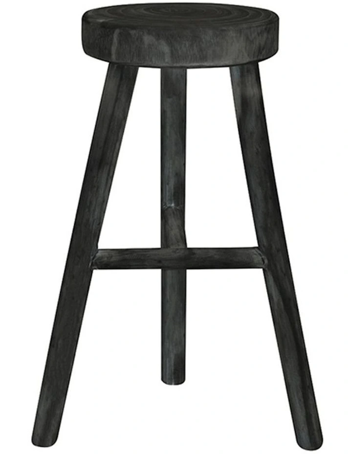 Sena Decor Seat Stool Chair in Matte Black