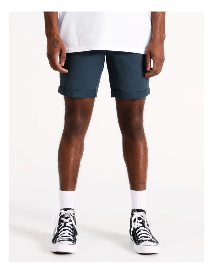 Stollery Chino Short in Petrol