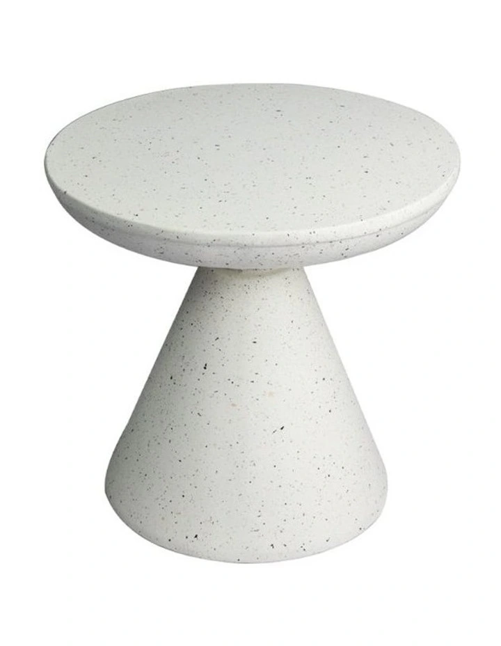 Modern Terrazzo Side Coffee Tables 51cm in Beige