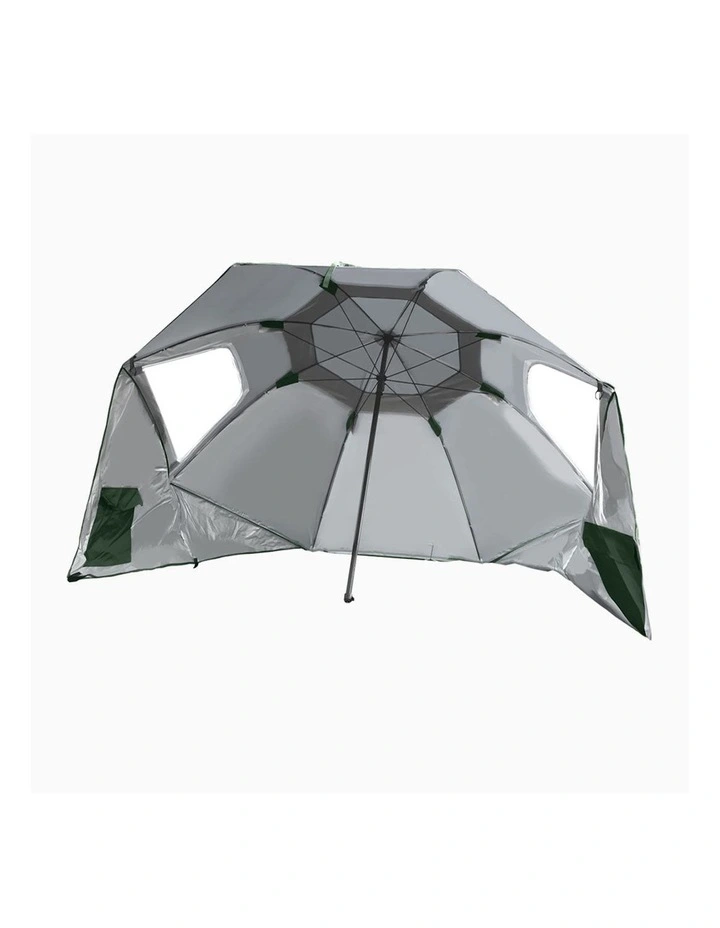 Beach Umbrella Sun Shade Garden Shelter 2.33m in Green