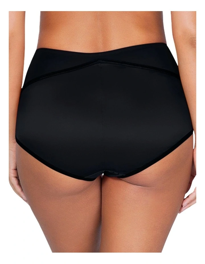 Charlotte High Waist Brief in Black