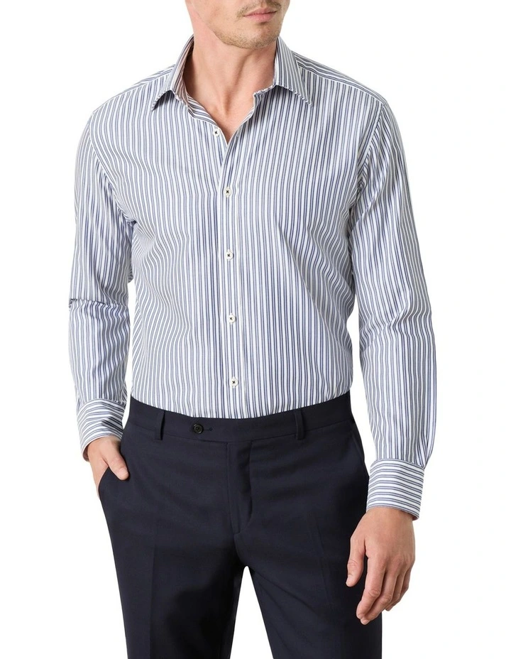Donnolley Shirt in Navy Pink