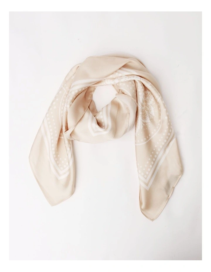 Paisley Print Scarf in Blush
