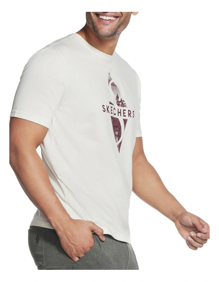 Radar Tee in Silver Birch