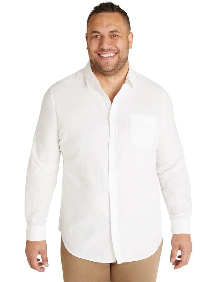 Anders Linen Shirt in White