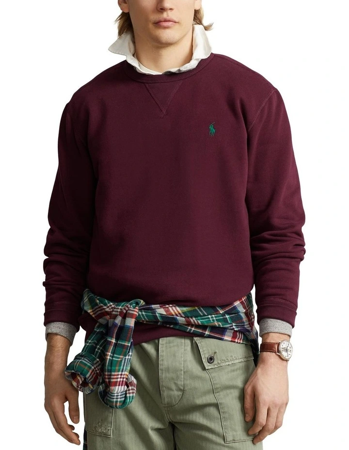 The Fleece Sweatshirt in Red