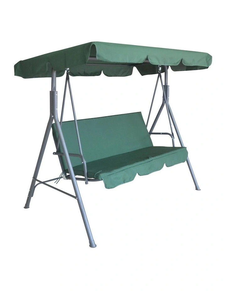 Outdoor Steel Swing Chair 1 Box in Dark Green