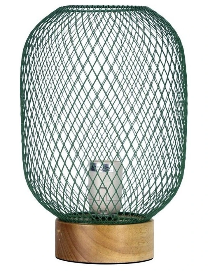 Tilda Mesh Table Lamp Green