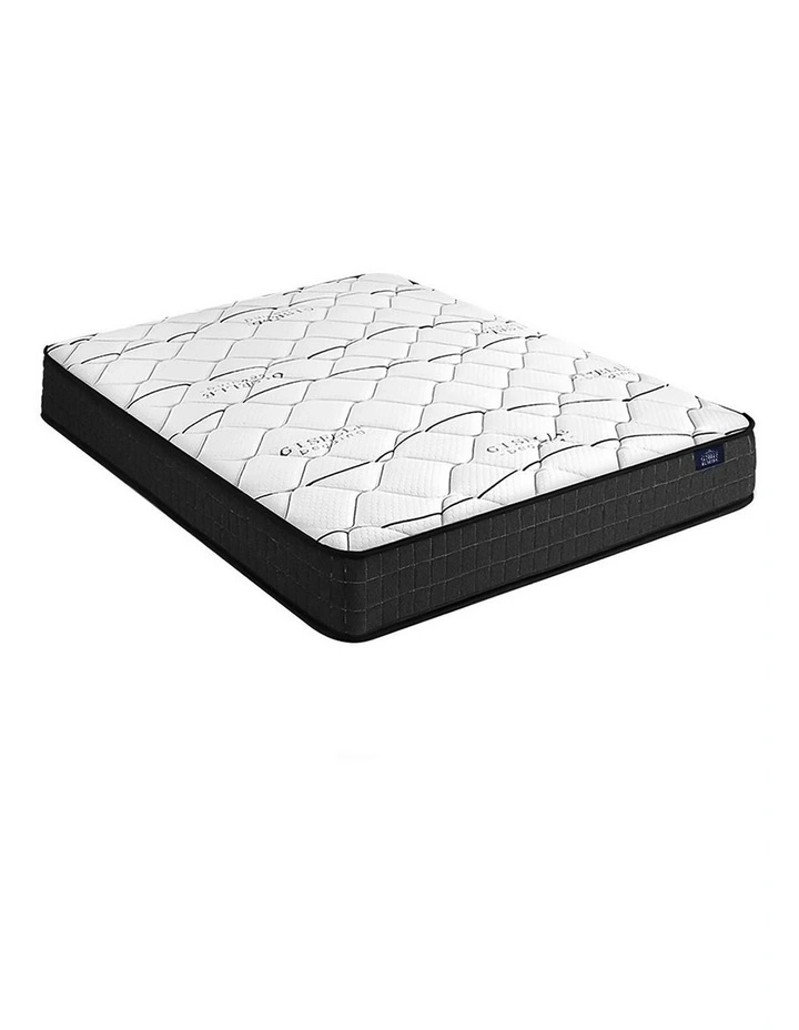 Bonnell Medium Firm Foam Spring Double Size Mattress 16cm in White