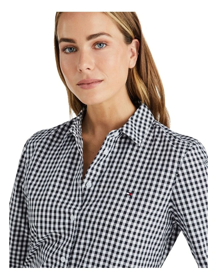 Gingham Regular Shirt in Blue