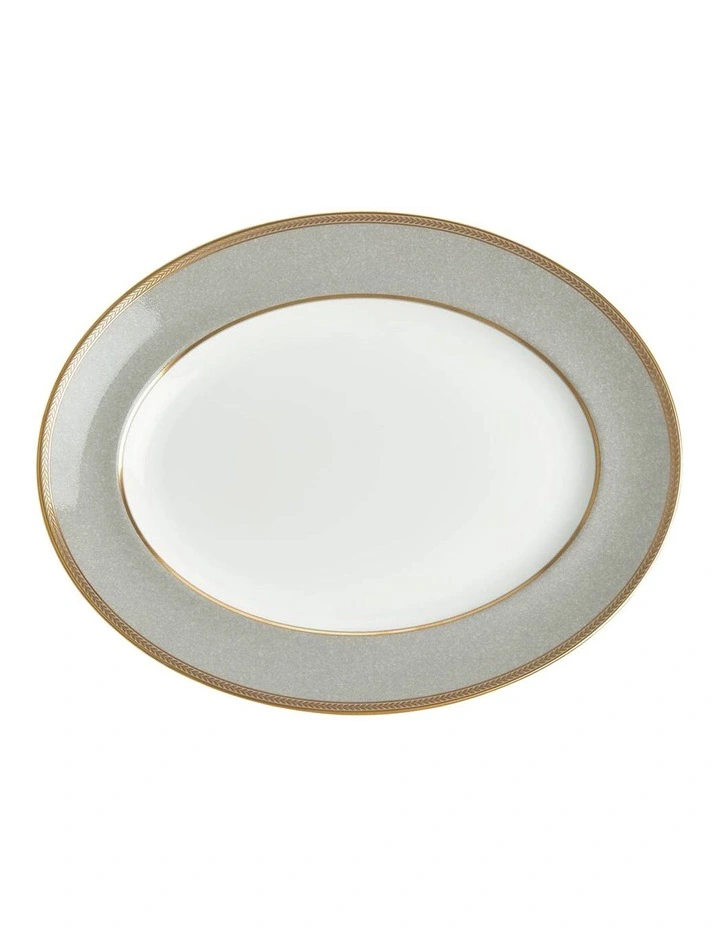 Renaissance Grey Oval Platter 35cm in Grey
