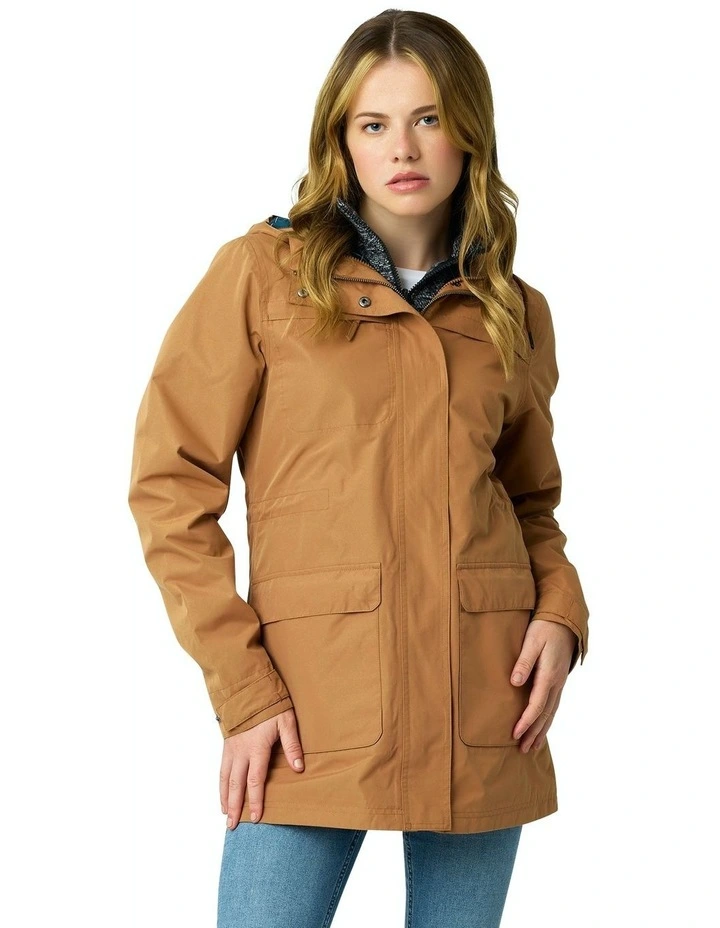 Zeta Kit Waterproof Jacket in Camel